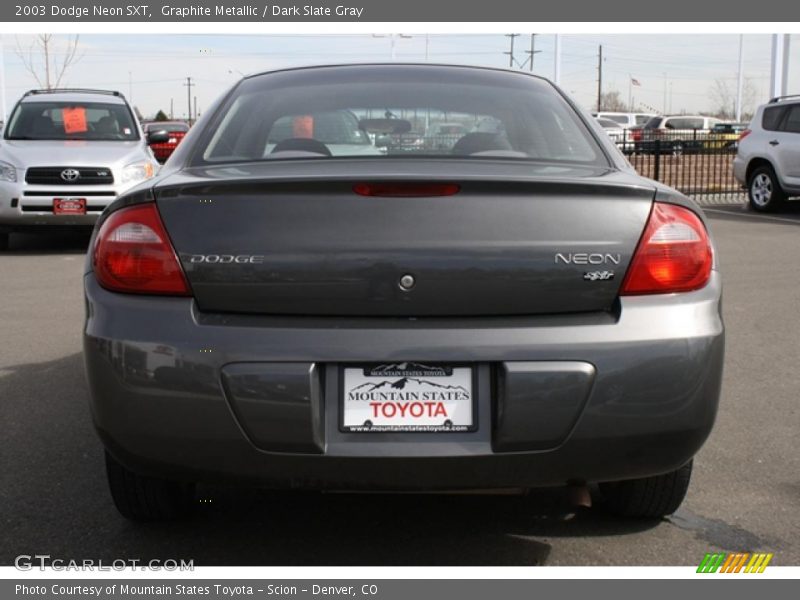 Graphite Metallic / Dark Slate Gray 2003 Dodge Neon SXT