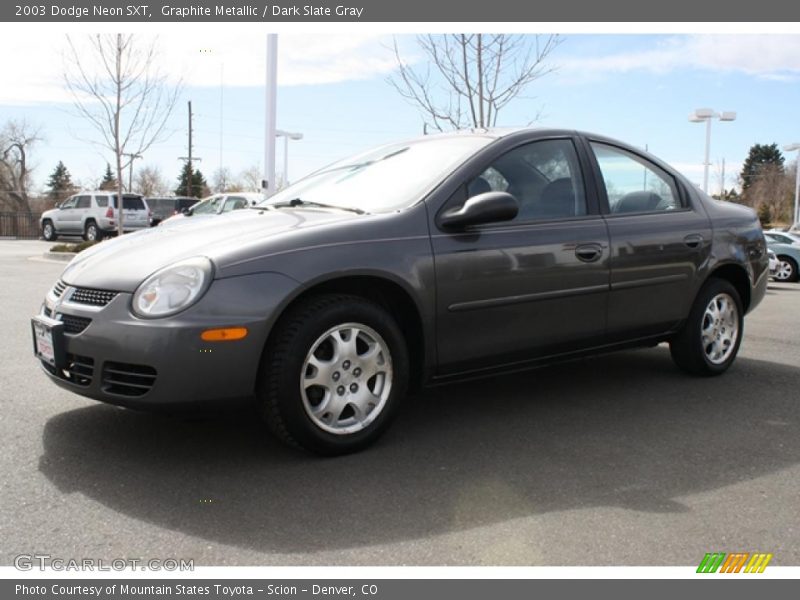 Graphite Metallic / Dark Slate Gray 2003 Dodge Neon SXT