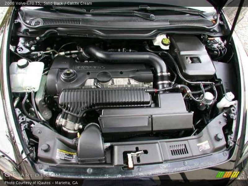  2008 C70 T5 Engine - 2.5 Liter Turbocharged DOHC 20V VVT Inline 5 Cylinder