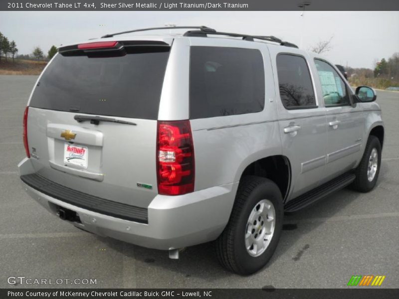 Sheer Silver Metallic / Light Titanium/Dark Titanium 2011 Chevrolet Tahoe LT 4x4