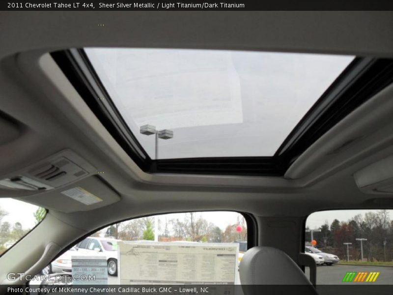 Sunroof of 2011 Tahoe LT 4x4