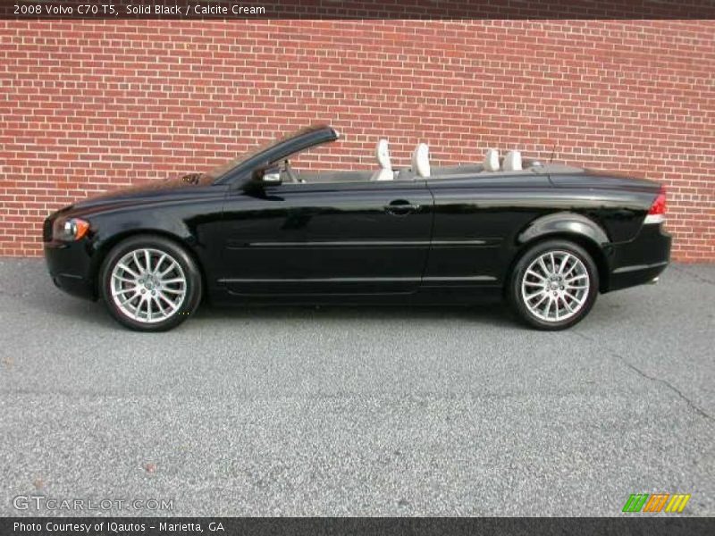 Solid Black / Calcite Cream 2008 Volvo C70 T5