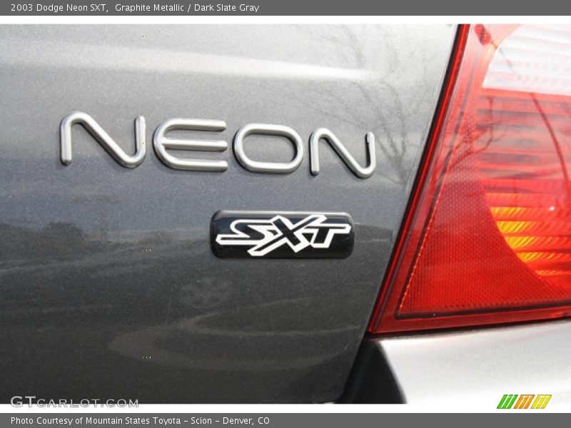 Graphite Metallic / Dark Slate Gray 2003 Dodge Neon SXT
