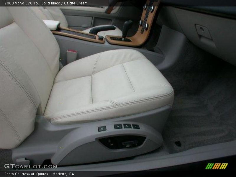 Solid Black / Calcite Cream 2008 Volvo C70 T5