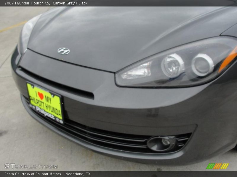 Carbon Gray / Black 2007 Hyundai Tiburon GS