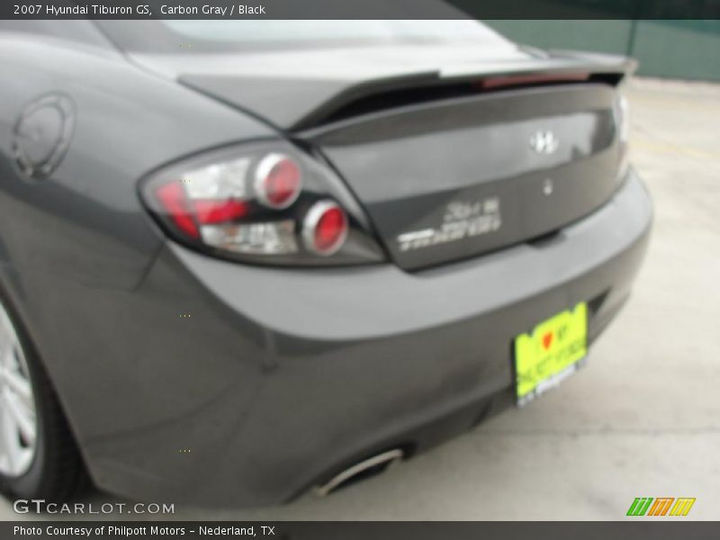 Carbon Gray / Black 2007 Hyundai Tiburon GS