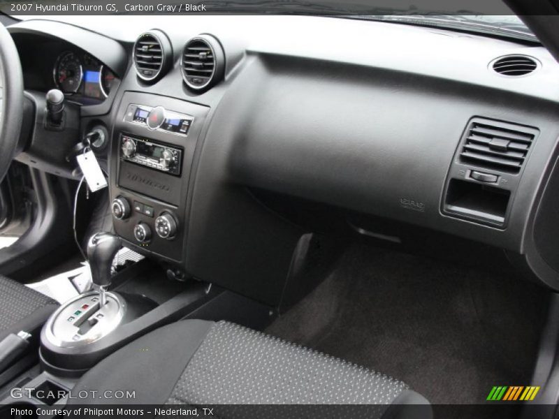 Carbon Gray / Black 2007 Hyundai Tiburon GS