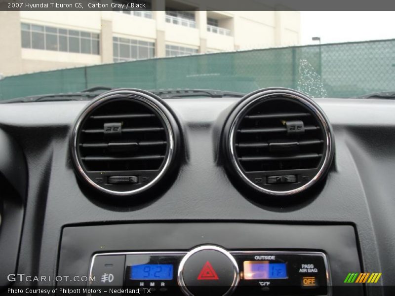 Carbon Gray / Black 2007 Hyundai Tiburon GS