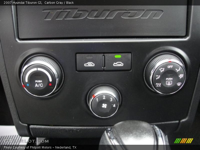 Carbon Gray / Black 2007 Hyundai Tiburon GS