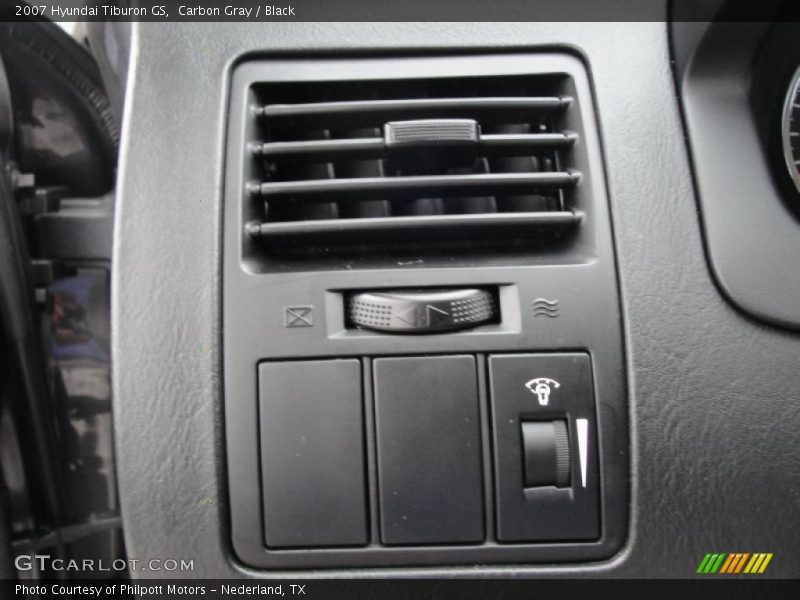 Carbon Gray / Black 2007 Hyundai Tiburon GS