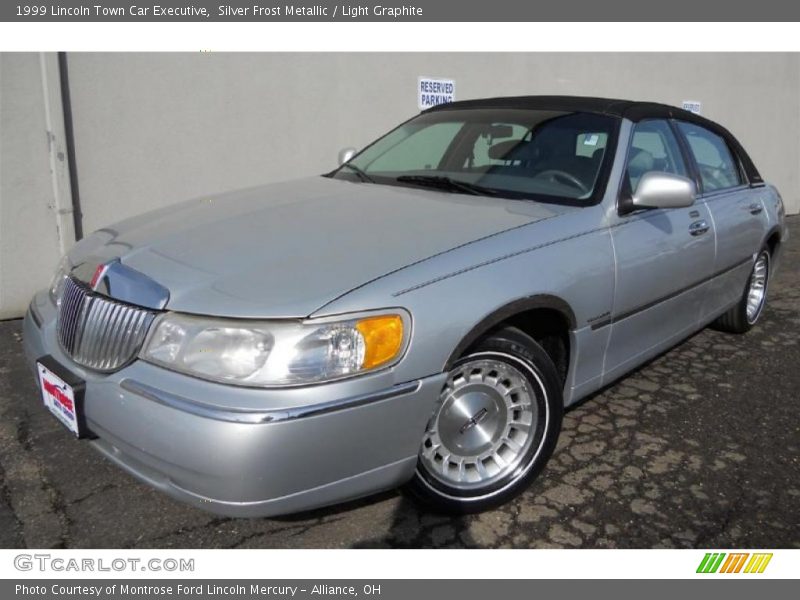 Silver Frost Metallic / Light Graphite 1999 Lincoln Town Car Executive