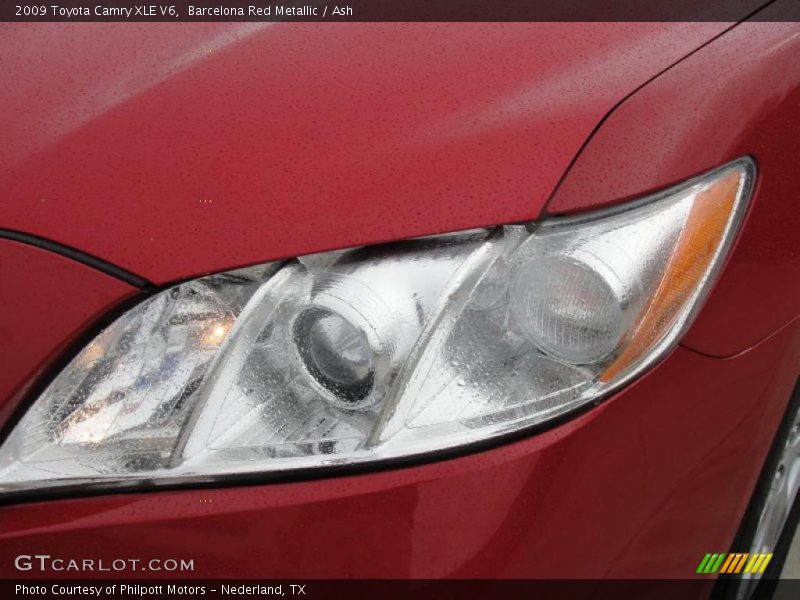 Barcelona Red Metallic / Ash 2009 Toyota Camry XLE V6