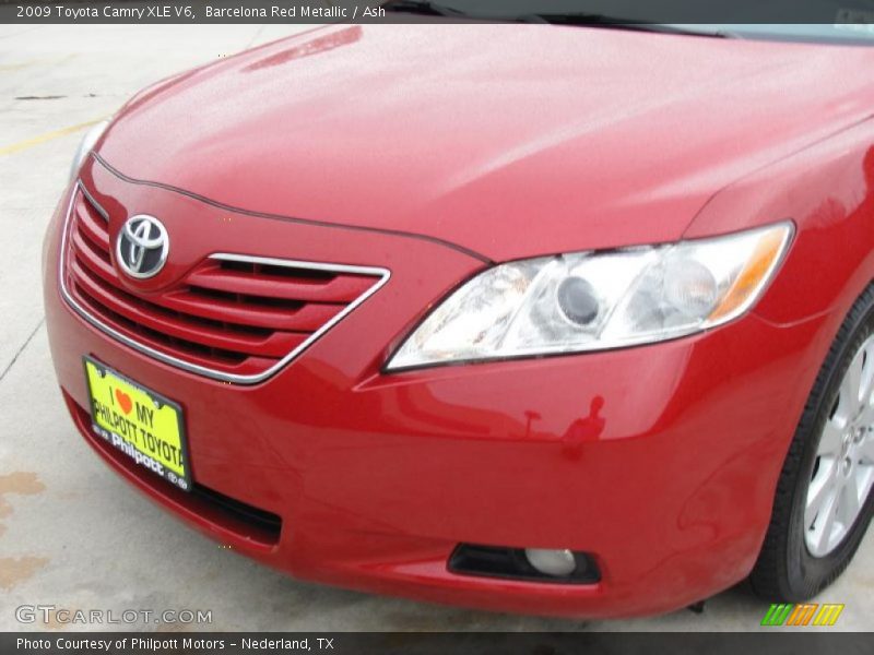 Barcelona Red Metallic / Ash 2009 Toyota Camry XLE V6