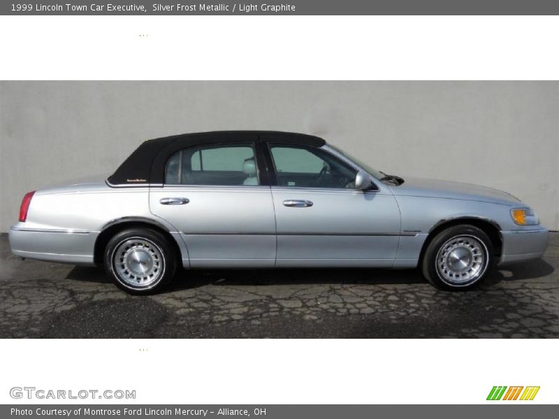 Silver Frost Metallic / Light Graphite 1999 Lincoln Town Car Executive