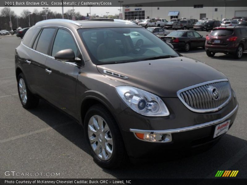 Cocoa Metallic / Cashmere/Cocoa 2011 Buick Enclave CXL