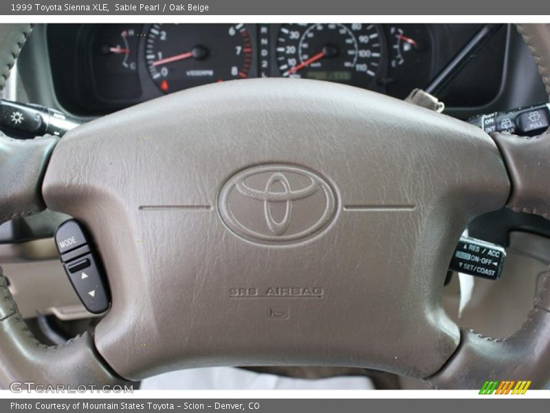 Sable Pearl / Oak Beige 1999 Toyota Sienna XLE