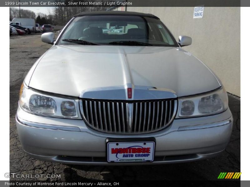 Silver Frost Metallic / Light Graphite 1999 Lincoln Town Car Executive