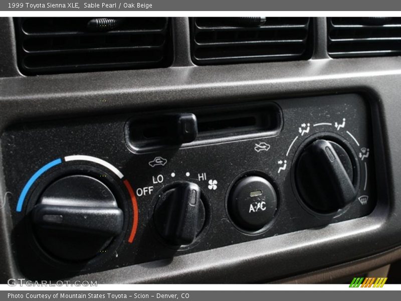 Sable Pearl / Oak Beige 1999 Toyota Sienna XLE