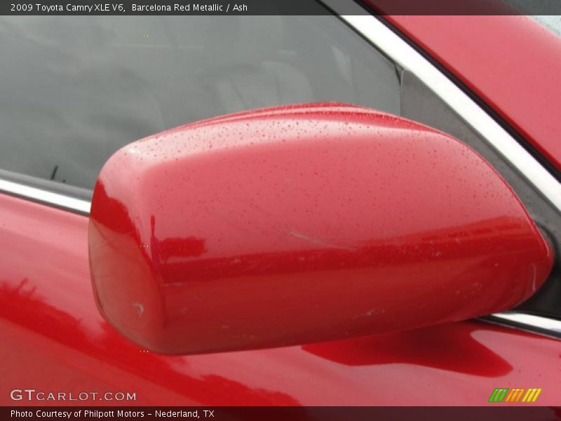 Barcelona Red Metallic / Ash 2009 Toyota Camry XLE V6
