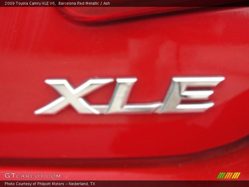 Barcelona Red Metallic / Ash 2009 Toyota Camry XLE V6