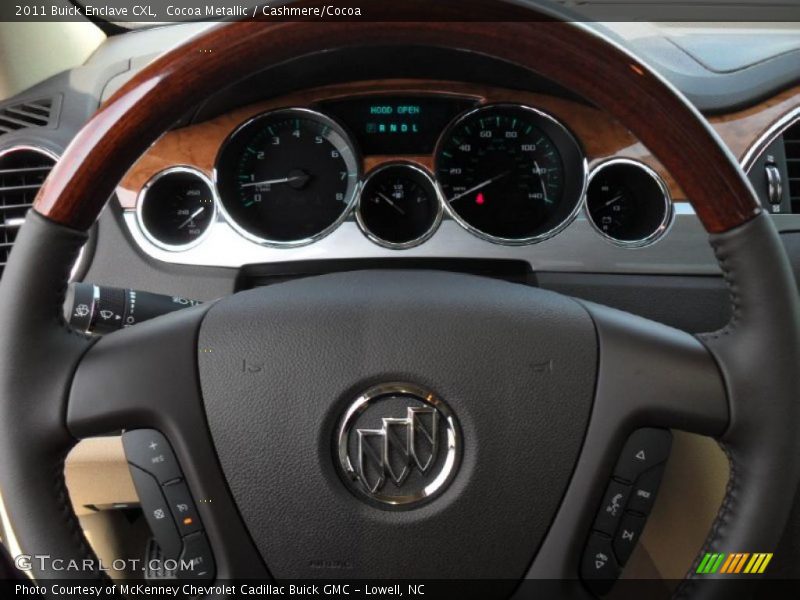 Cocoa Metallic / Cashmere/Cocoa 2011 Buick Enclave CXL