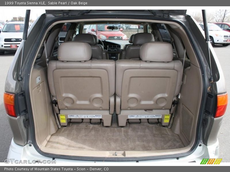 Sable Pearl / Oak Beige 1999 Toyota Sienna XLE