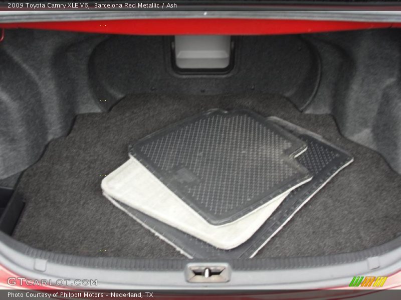 Barcelona Red Metallic / Ash 2009 Toyota Camry XLE V6