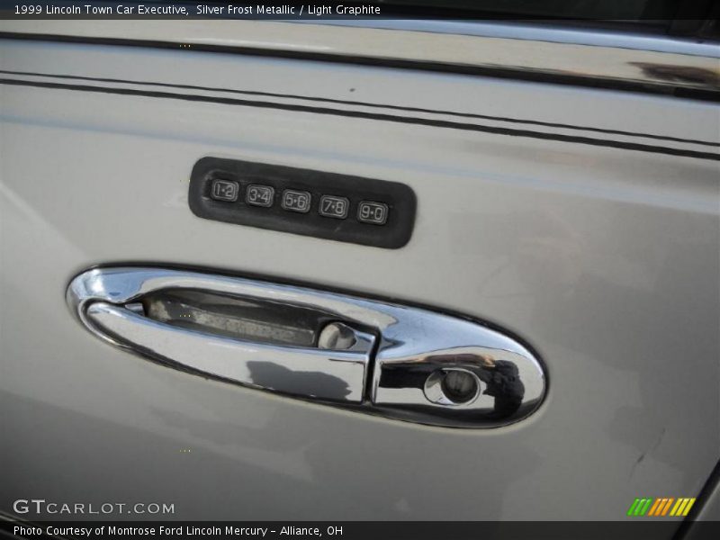 Silver Frost Metallic / Light Graphite 1999 Lincoln Town Car Executive