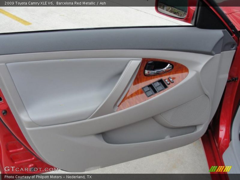 Barcelona Red Metallic / Ash 2009 Toyota Camry XLE V6