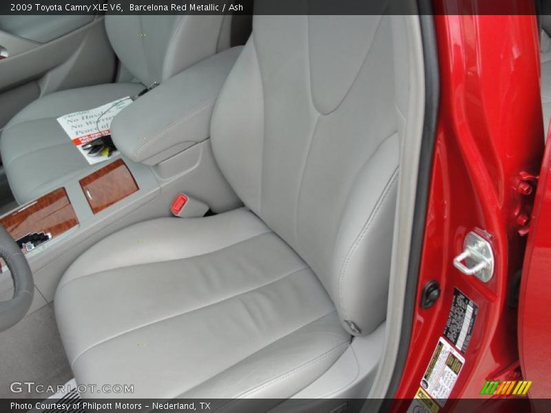 Barcelona Red Metallic / Ash 2009 Toyota Camry XLE V6