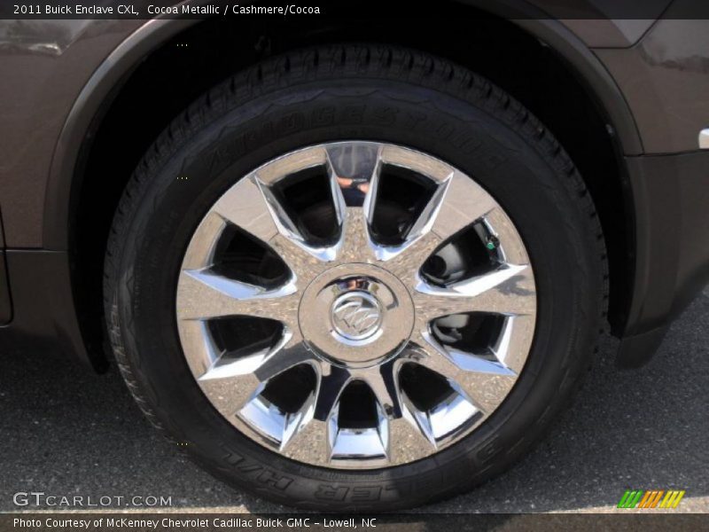 Cocoa Metallic / Cashmere/Cocoa 2011 Buick Enclave CXL