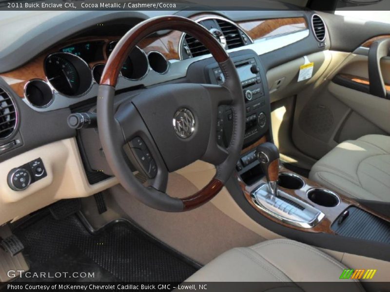 Cocoa Metallic / Cashmere/Cocoa 2011 Buick Enclave CXL