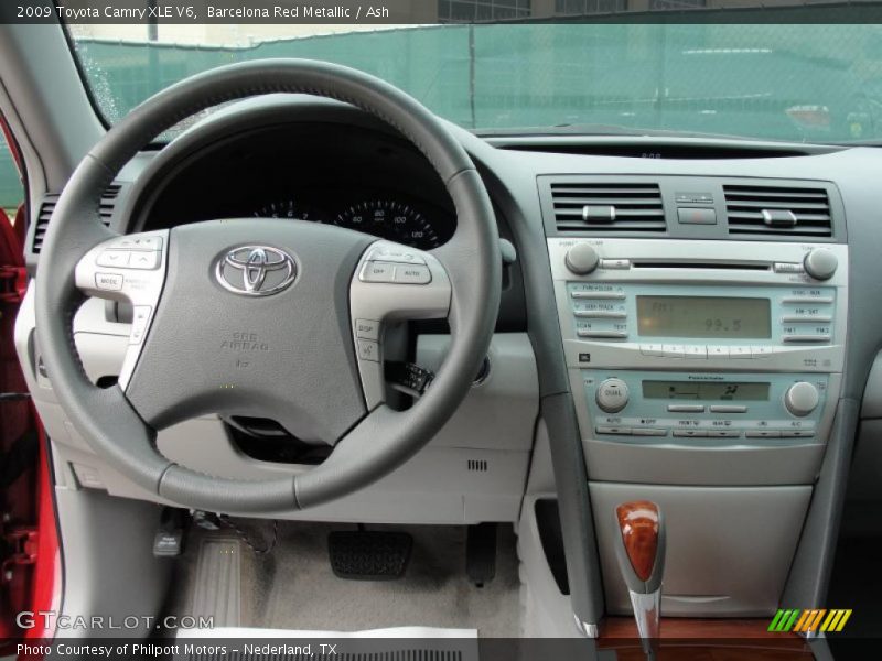 Barcelona Red Metallic / Ash 2009 Toyota Camry XLE V6