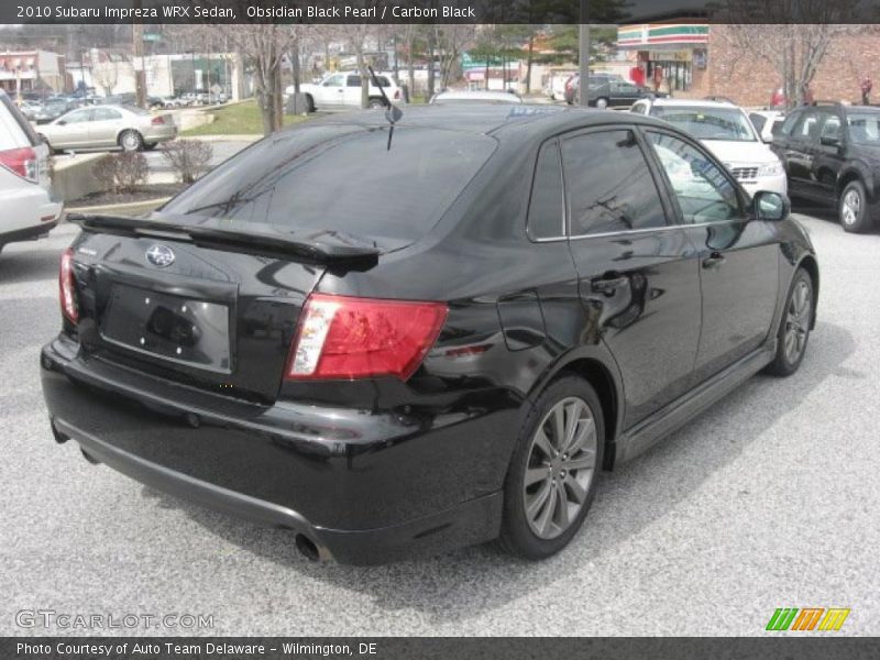 Obsidian Black Pearl / Carbon Black 2010 Subaru Impreza WRX Sedan