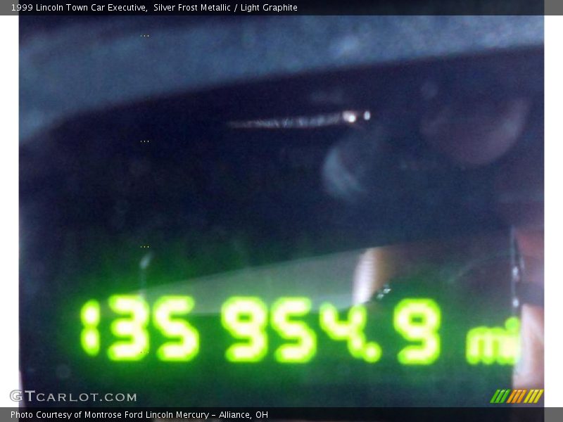 Silver Frost Metallic / Light Graphite 1999 Lincoln Town Car Executive