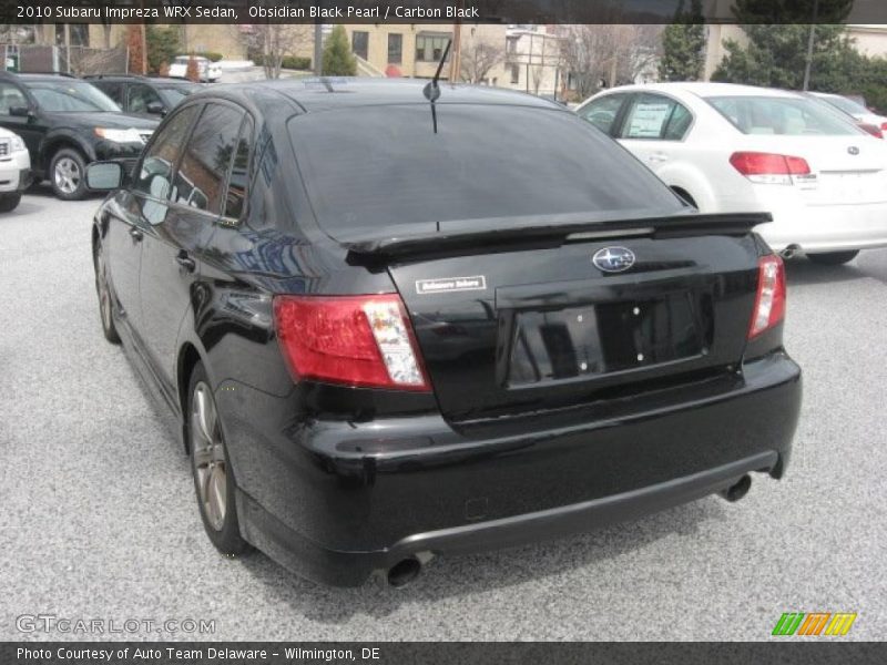 Obsidian Black Pearl / Carbon Black 2010 Subaru Impreza WRX Sedan