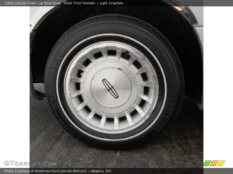 Silver Frost Metallic / Light Graphite 1999 Lincoln Town Car Executive