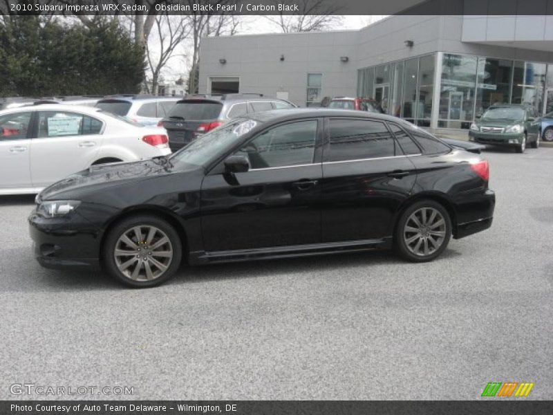 Obsidian Black Pearl / Carbon Black 2010 Subaru Impreza WRX Sedan