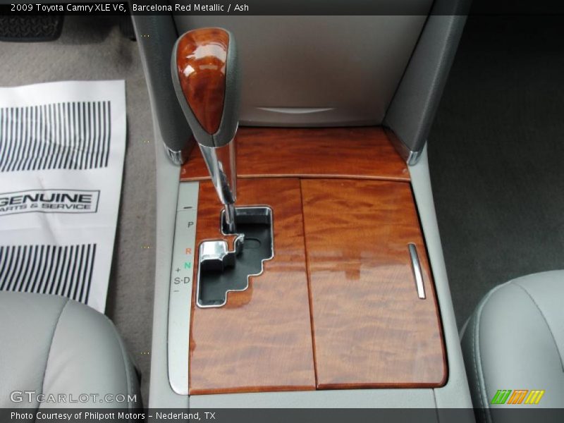 Barcelona Red Metallic / Ash 2009 Toyota Camry XLE V6
