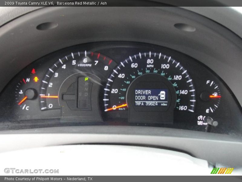Barcelona Red Metallic / Ash 2009 Toyota Camry XLE V6