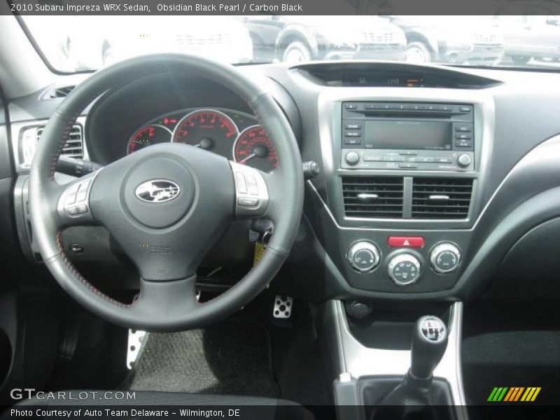 Dashboard of 2010 Impreza WRX Sedan