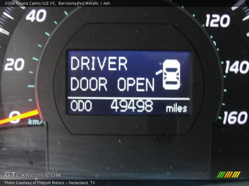 Barcelona Red Metallic / Ash 2009 Toyota Camry XLE V6