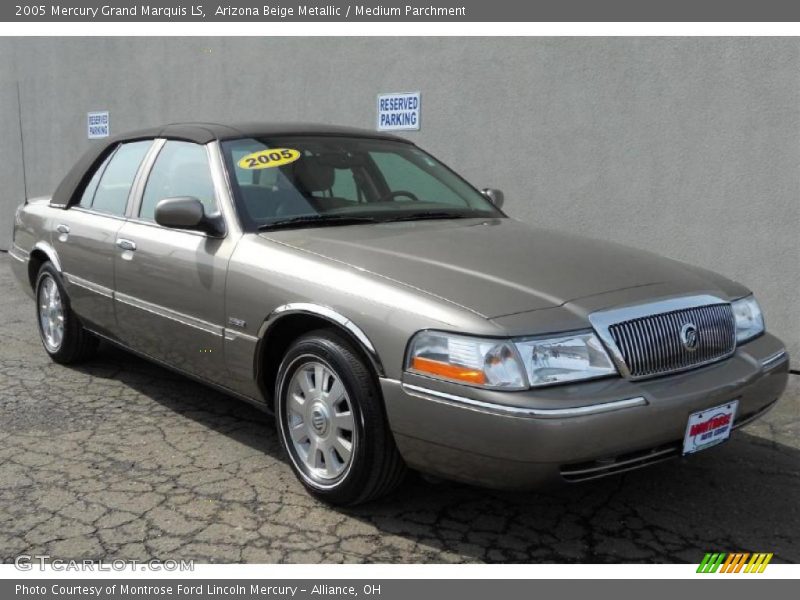 Arizona Beige Metallic / Medium Parchment 2005 Mercury Grand Marquis LS