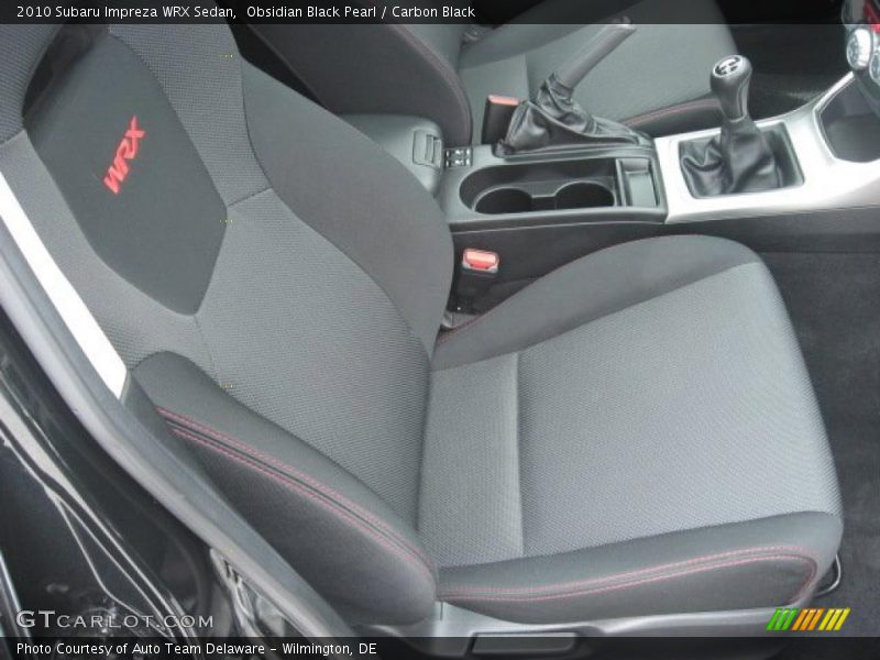  2010 Impreza WRX Sedan Carbon Black Interior