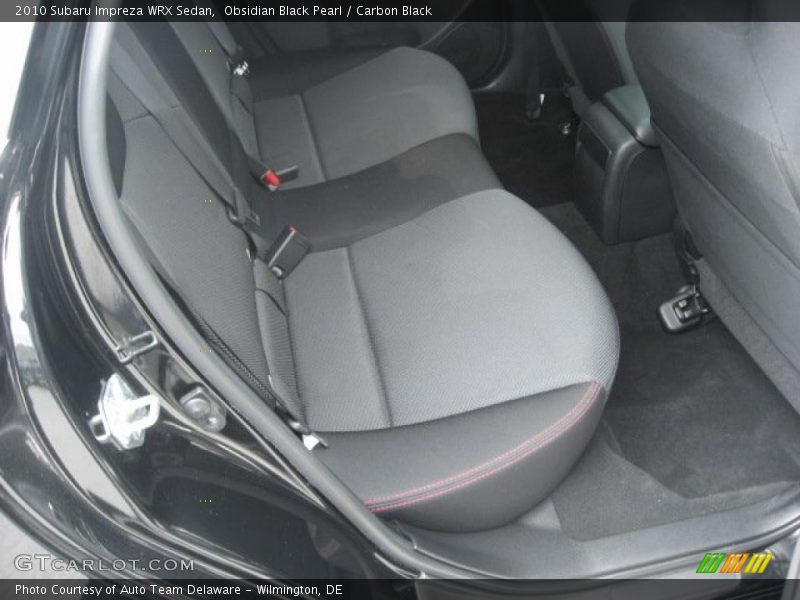  2010 Impreza WRX Sedan Carbon Black Interior
