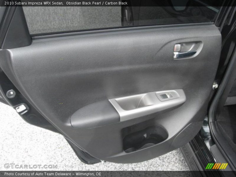 Door Panel of 2010 Impreza WRX Sedan