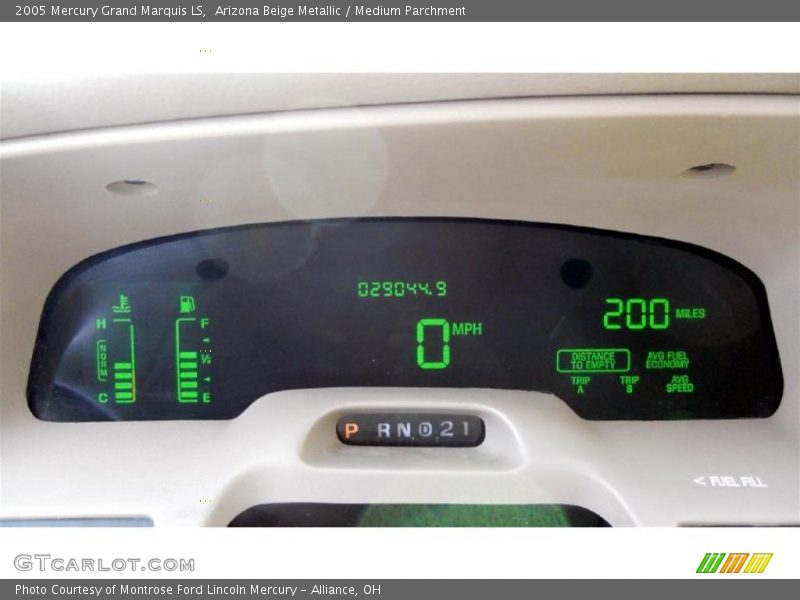  2005 Grand Marquis LS LS Gauges