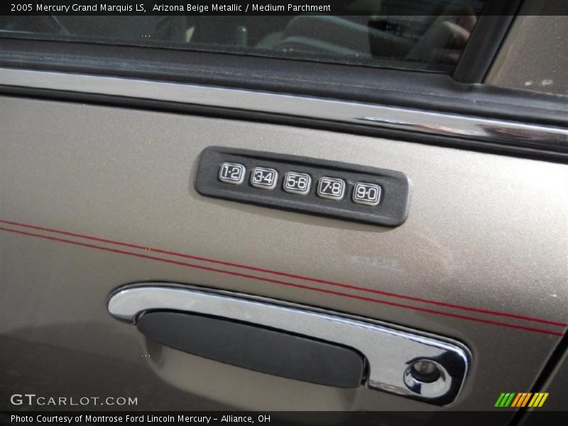 Arizona Beige Metallic / Medium Parchment 2005 Mercury Grand Marquis LS