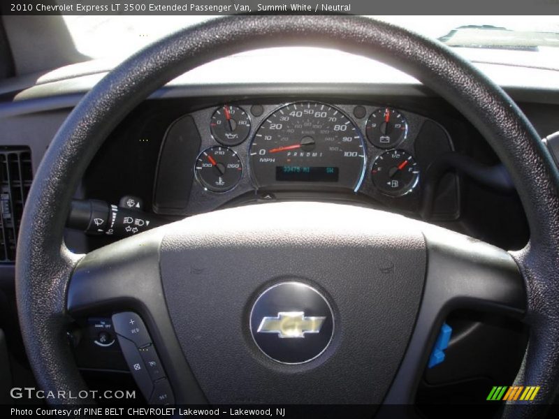 Summit White / Neutral 2010 Chevrolet Express LT 3500 Extended Passenger Van