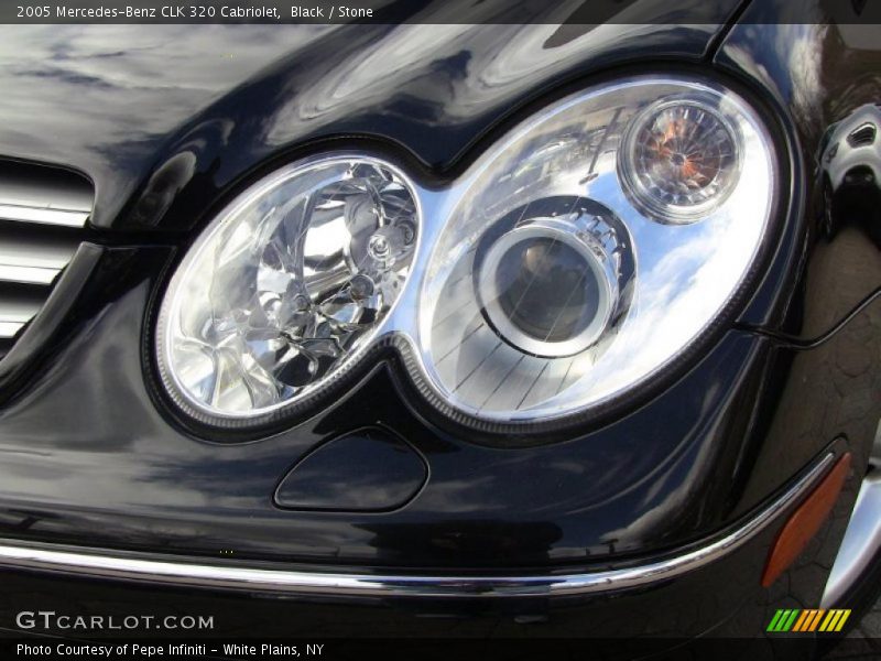 Black / Stone 2005 Mercedes-Benz CLK 320 Cabriolet